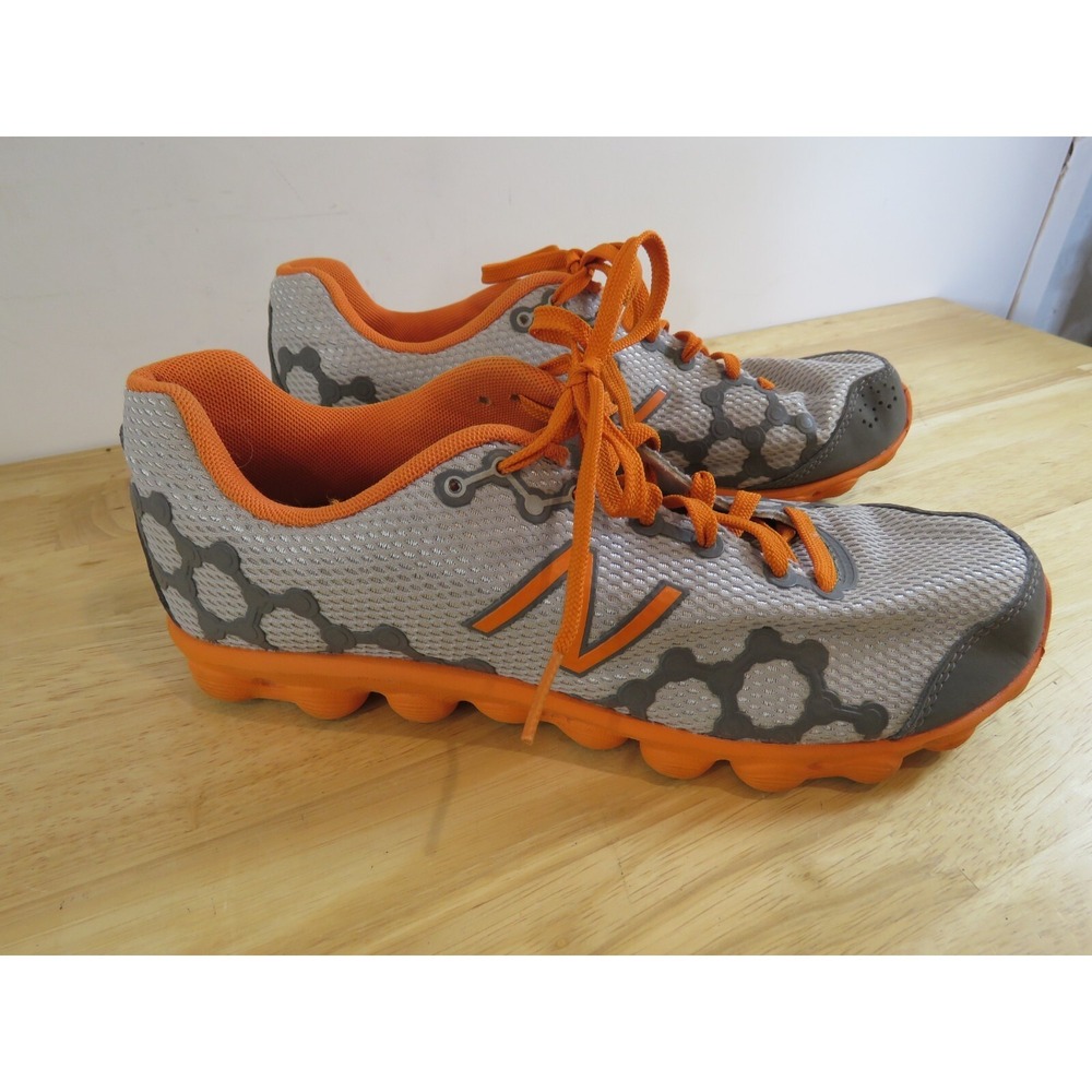 New Balance IONIX Boys Size 7 Athletic Orange Grey 3090 Running Athletic Shoes - Picture 4 of 16